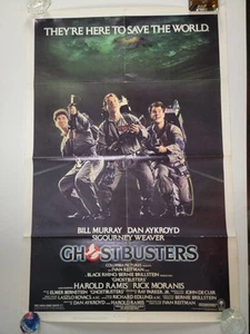 De colección ~ Póster original de la película Ghostbusters 1984 27x41 ¡En muy buen estado!! - Imagen 1 de 9