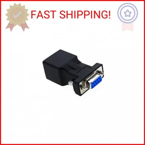 RJ45 to RS232,DB9 9-Pin Serial Port Female to RJ45 Female Cat5e/6 Ethernet LAN E - Picture 1 of 2