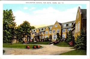 Postal de Roma, GA Georgia ESCUELA DARLINGTON PARA NIÑOS embarque privado ca1940 - Imagen 1 de 2
