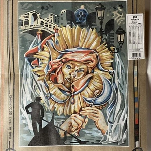 "Venetian Sun" 16x20" Tapestry/Needlepoint Canvas SEG de Paris France NP24 - Picture 1 of 5