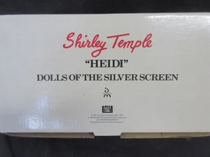 DANBURY MINT 14" SHIRLEY TEMPLE DOLL "Heidi", Dolls of the Silver Screen, MINT! - Picture 1 of 12