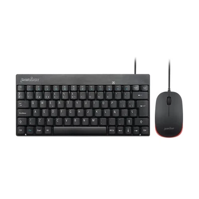 PERIDUO-212 ES Small Wired Keyboard, Mouse, 12 Multimedia Keys, Spanish Layout - Image 1 of 4