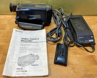 Sony Handycam CCD-TR66 Video 8mm Analog Camcorder PARTS & REPAIR ONLY - Image 1 of 4