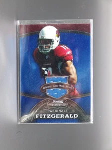 2008 Bowman Sterling #78 Larry Fitzgerald Trikots blau #/349 - Bild 1 von 2