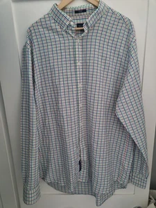 Gant Tech Prep Check Multicoloured Shirt Size 2XL - Picture 1 of 6