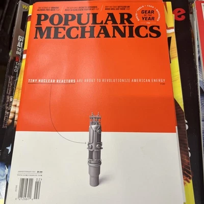 Popular Mechanics Magazine Jan Feb 2021  Tiny Nuclear Reactors, Gear of the Year - Image 1 of 4