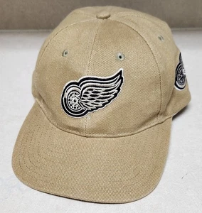 Vintage Detroit Redwings Greg Norman Colab Cap RARE Tan - Bild 1 von 5
