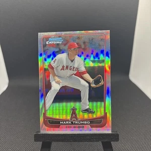 2012 Bowman Chrome #139 Mark Trumbo REFRACTOR - Bild 1 von 3