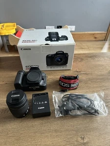 Canon EOS 90D 32.5MP Digital SLR Camera - Black (EF-S 18-55mm f/3.5-5.6 IS STM) - Picture 1 of 11