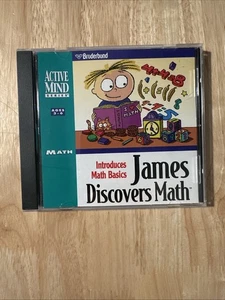 Active Mind Series James Discovers Math by Broderbund PC/Mac CD-ROM Tested - Picture 1 of 5