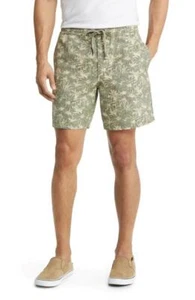 $110 - Rodd & Gunn Main Beach Floral Cotton Drawstring Shorts in Sage Size XXL - Picture 1 of 6