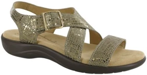 SAS Laguna Champagne Cross Strap Sandals 10W Women’s Wide NEW No Box - Picture 1 of 15