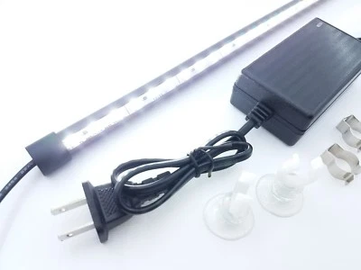 💥20" LED Light for Display Showcase Super Bright Retail Cabinet Light Kit Black - Image 1 of 4