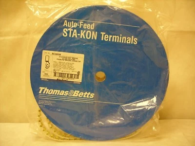 (500) Thomas & Betts - Sta-Kon Electrical Ring Terminal Crimp Connector RC863M - Image 1 of 4