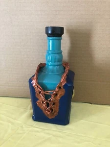 Home decor Decorated glass art bottle display large unique! - Picture 1 of 7