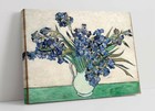 VINCENT VAN GOGH "IRISES" 1890 -CANVAS WALL ART PICTURE PRINT- FAMOUS PAINTING