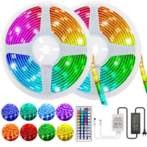 1M-30M LED Stripe RGB Leiste Streifen 5050 SMD Band Wasserdicht Lichterkette 12V - Bild 1 von 12