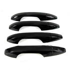 For 2004-2008 Acura TSX Sedan Glossy Piano Black Side Door Handle Covers Trims