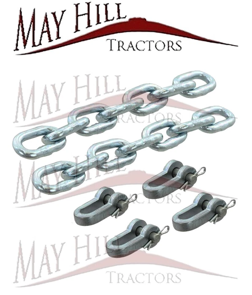 MAYHILL TRACTORS Pair of Massey Ferguson TE20 TEA TED TEF 35 Tractor Check Chain Assemblies