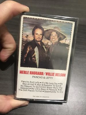 Merle Haggard and Willie Nelson - Pancho & Lefty - Cassette 1982 - Image 1 of 4