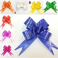 Large Pull Bows 30mm Wedding Car Gift Wrap Party Florist Poly Ribbon