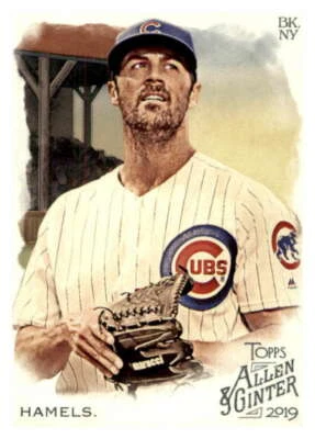 2019 Topps Allen & Ginter #233 Cole Hamels Chicago Cubs - Image 1 of 2