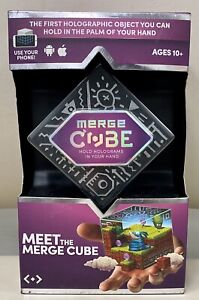 MERGE CUBE AR/VR (Augmented/Virtual Reality) Hologram App & Game - Science NEW!