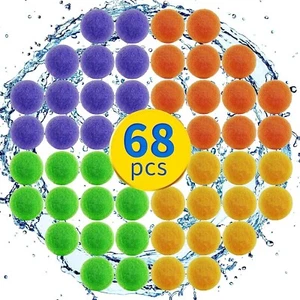 68pcs Reusable Water Balloons Soaker Balls for Water Fight Outdoor Pool Party - Picture 1 of 6