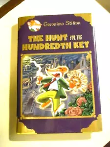 The Hunt for the Hundredth Key by Geronimo Stilton, Hardback with Dust Cover - Picture 1 of 4