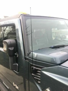 31" Black Stainless Antenna Mast Power Radio AM/FM for HUMMER H2 2003-2009 New - Foto 1 di 14