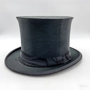 Antiker Chapeau Claque Zylinder Klapphut Zylinderhut Falthut Klappzylinder - Bild 1 von 12
