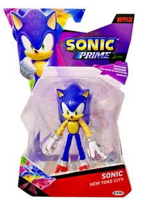 Sonic The Hedgehog New York City Modellino Sonic Prime 5" NetFlix Jakks - Foto 1 di 3
