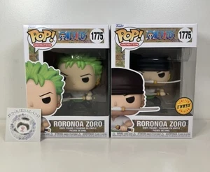 One Piece #1775 Roronoa Zoro w/Three Swords Funko Pop! Chase Bundle P/P - Picture 1 of 6