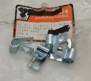 37-8971 V-Twin Ignition Points Lead Wire Clamps (set of 4) for Harley FX FLT FXD - Picture 1 of 1