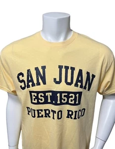 San Juan Puerto Rico Adult Shirt Boricua Size Large Short Sleeves Puerto Rican - Picture 1 of 12