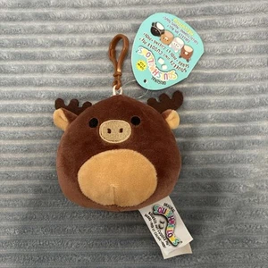Squishmallows Maurice the Moose Clip-on 3.5 inch Soft Plush Toy Keychain NWT - Picture 1 of 2