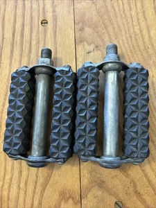 Pedales vintage UNION WAFFLE BLOCK Schwinn Old School-Sting Ray/Cruiser etc. - Imagen 1 de 5