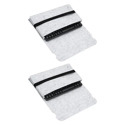 2Pcs 30 x 15 cm 60 Keys Keyboard Case for Mechanical Keyboards, Gray - Image 1 of 4