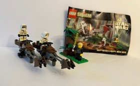 Lego Star Wars 7128 - Speeder Bikes 100 % complete with Manual - No Box
