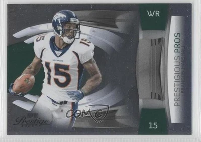 2009 Playoff Prestige Prestigious Pros Green /500 Brandon Marshall #7 - Image 1 of 2