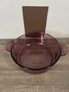 Corning Vintage 1183 Cranberry Pyrex 3 1/2 Qt Glass Dish Replacement No Lid EUC! - Picture 1 of 4