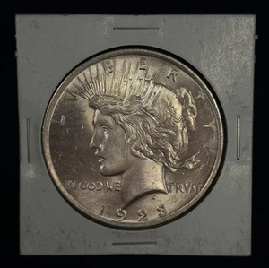 1923 Liberty Peace Dollar 90% Silver Coin BU in Sleeve - Picture 1 of 2