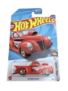 '40 Ford Pickup 181/250 HW Drag Strip 1/10 Red Hot Wheels - Picture 1 of 3