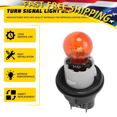 Para Dodge Challenger Charger 2008-14 11-14 Señal de giro Bombilla Enchufe Marcador Foto 1 de 4