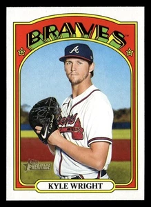 Kyle Wright 2021 Topps Heritage #508 Atlanta Braves *028 - Picture 1 of 2