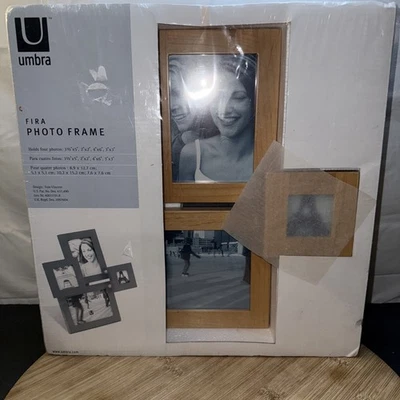 Umbra Ether Multi Layered Maple Natural Color Wood Frame 4 x 6 Multi 4 photos - Image 1 of 4