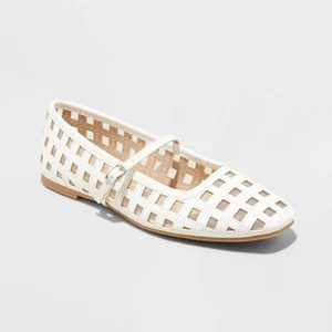 Women's Lorelei Woven Mary Jane Flats with Memory Foam Insole - Wild - Picture 1 of 4
