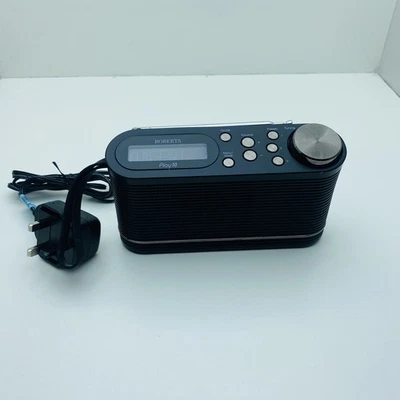 Roberts Radio PLAY10 DAB Digital With FM Tuner - Black portable  Tersted PSU - Image 1 of 4