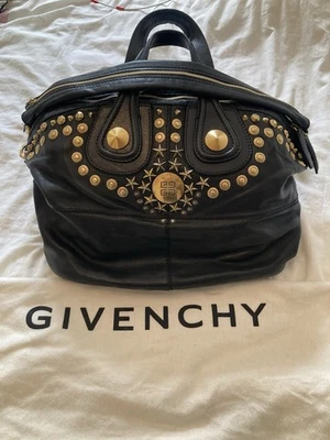 Givenchy Nightingale 2WAY Studded Leather Handbag Shoulder Bag, Authentic  - Image 1 of 4