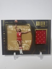 2015-16 panini black gold julius erving golden jams Jersey 70/99